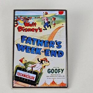 Disney Pin Goofy Movie Poster 2002 Father's Weekend 12 Months of Magic 12484 Vtg